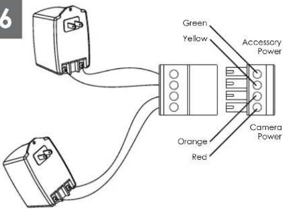 Moog Videolarm IFDP7TS3 - Make the appropriate male and female connections. Indoor model does not include pre-run cables. - 1