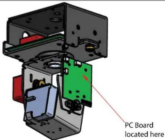 Moog Videolarm PFD7T12S3 - To secure in place, fighten captive screw. - 1