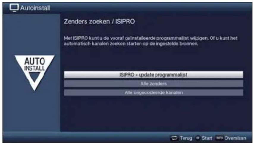 TECHNISAT TechniVision 22 HD - Zenders zoeken / ISIPRO alleen DVB-S - 1