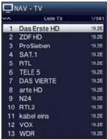 TECHNISAT TechniVision 22 HD - A l'aide de la liste des programmes - 1