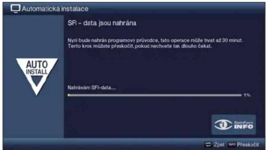TECHNISAT TechniVision 22 HD - SFI - data jsou nahrána - 1