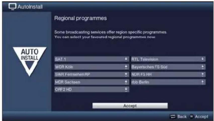 TECHNISAT TechniVision 22 HD - Regional programmes - 1