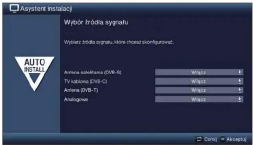 TECHNISAT TechniVision 22 HD - Wybór zródla sygnalu - 1