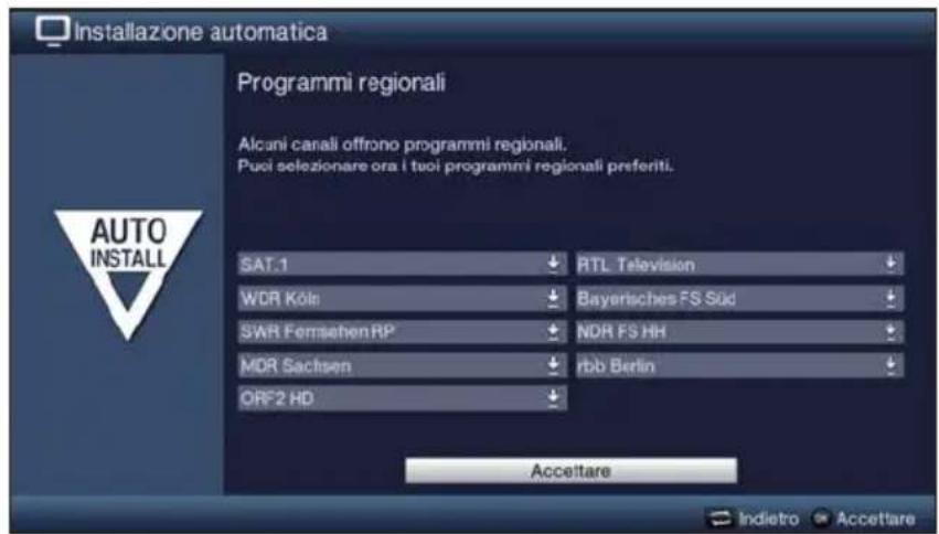 TECHNISAT TechniVision 22 HD - Programmi regionali - 1