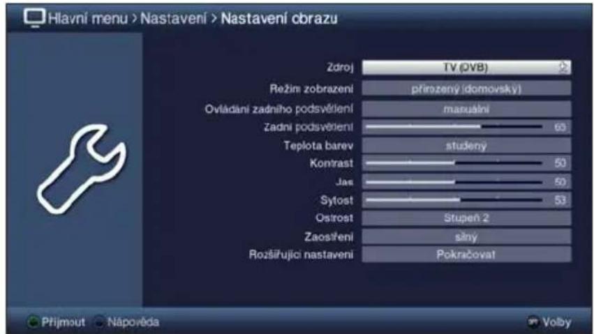TECHNISAT TechniVision 22 HD - Spustěni hlavního menu a navigace v nabídkách/funkcích - 5