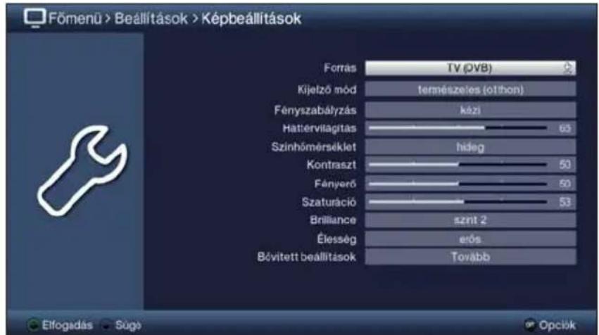 TECHNISAT TechniVision 22 HD - A fömenü megnyitása, és navigálás a menuk / funkciók között - 5