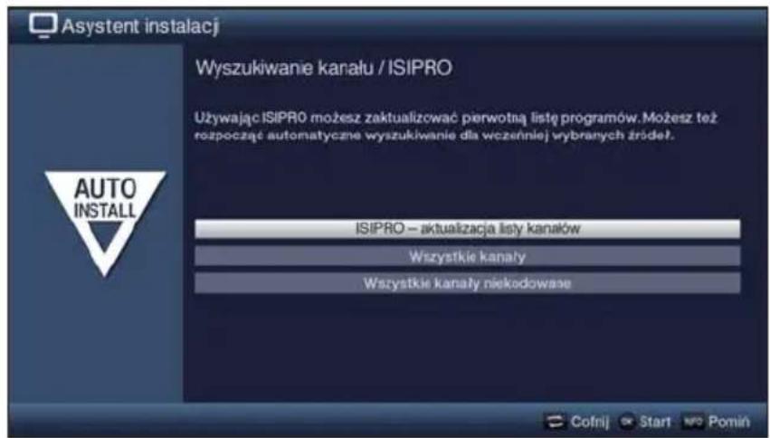 TECHNISAT TechniVision 22 HD - Wyszukiwanie kanalu / ISIPRO tylko DVB-S - 1