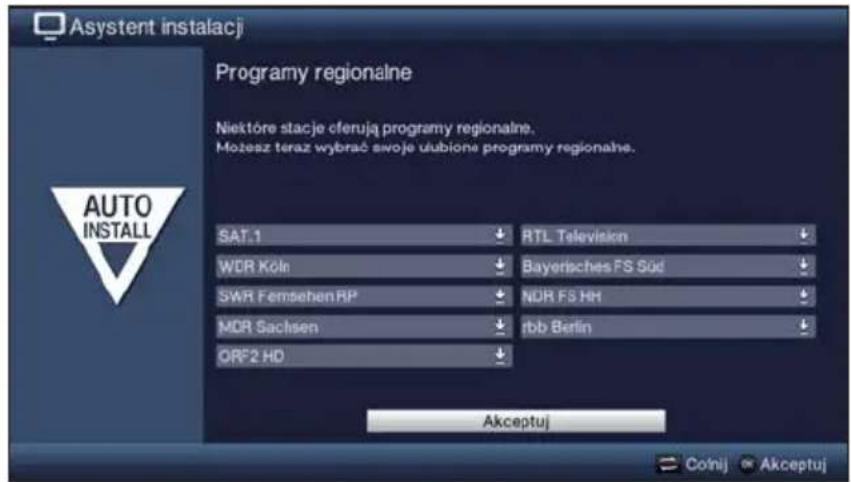 TECHNISAT TechniVision 22 HD - Programy regionalne - 1