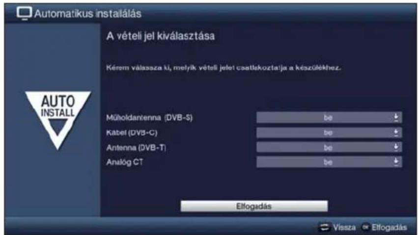 TECHNISAT TechniVision 22 HD - A veteli jel kivalasztasa - 1