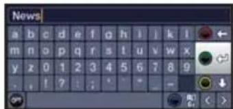 TECHNISAT TechniVision 22 HD - Virtual keyboard - 1
