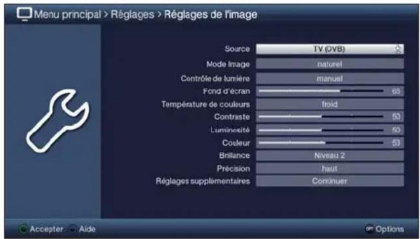 TECHNISAT TechniVision 22 HD - Consultation du menu principal et navigation dans les menus/ fonctions - 5