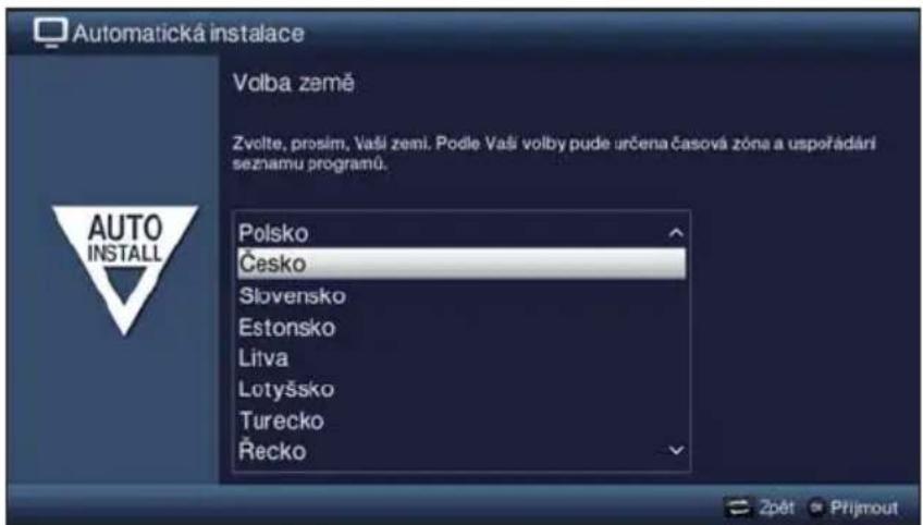 TECHNISAT TechniVision 22 HD - Volba země - 1