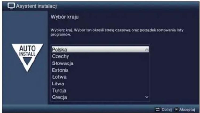 TECHNISAT TechniVision 22 HD - Wybór kraju - 1