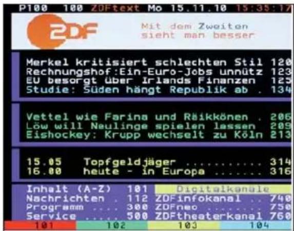 TECHNISAT TechniVision 22 HD - Switching teletext on/off - 1