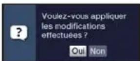 TECHNISAT TechniVision 22 HD - Acceptation des réglages/fermeture des menus et des fonctions - 3
