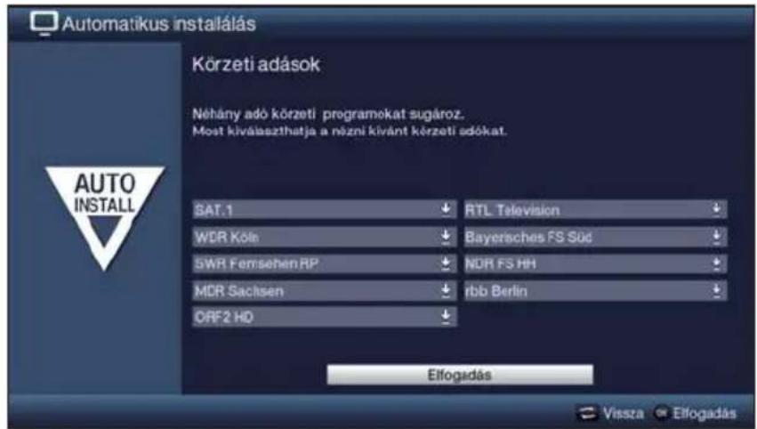 TECHNISAT TechniVision 22 HD - Körzeti adások - 1