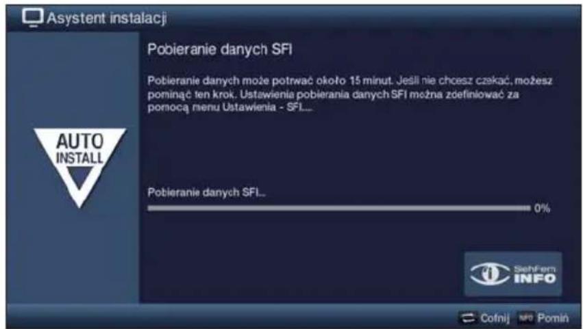TECHNISAT TechniVision 22 HD - Pobieranie dansch SFI - 1