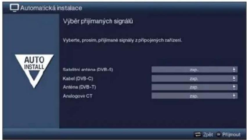 TECHNISAT TechniVision 22 HD - Vyber prijimanych signalu - 1
