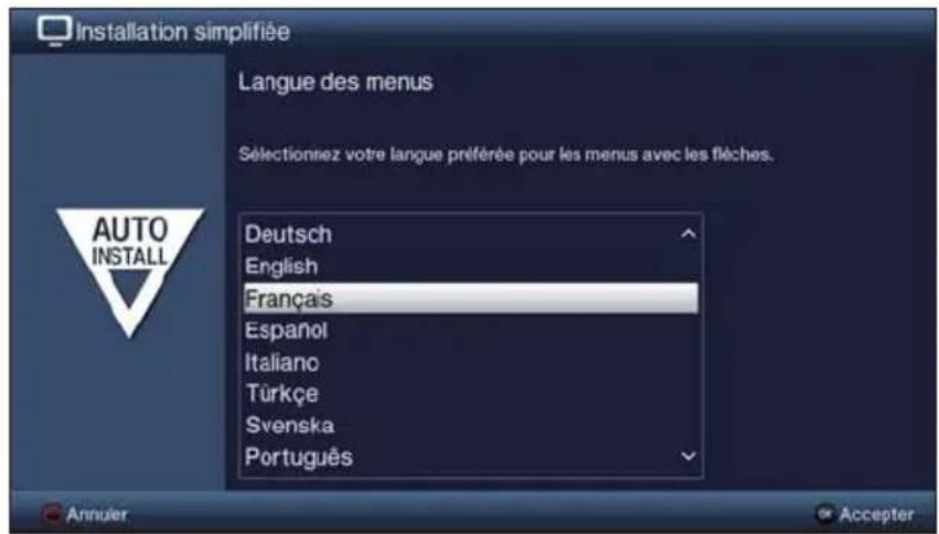 TECHNISAT TechniVision 22 HD - Langue des menus - 1