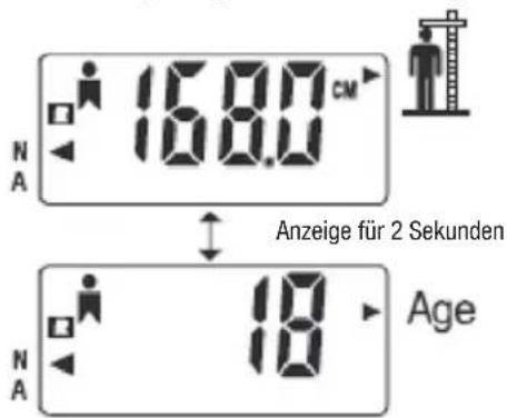 TERRAILLON Fitness Coach Initial - Es ertönt ein langer Signalton und das Symbol R erscheint in der Anzeige. - 1