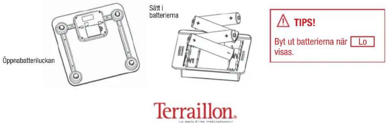 TERRAILLON Fitness Coach Initial - Sätt i batterierna - 1