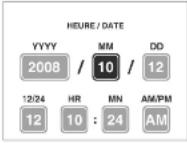 MEMOREX MyVideo - Réglage en Menu Secondaire du Mode Menu - 2