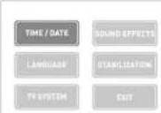 MEMOREX MyVideo - Menu Mode Submenu Settings - 1