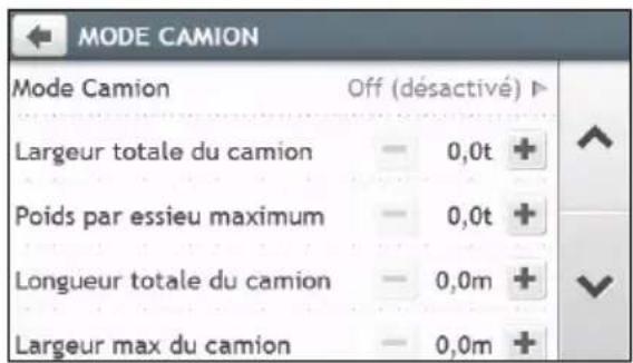 MIO Spirit 685 - Comment faire pour prévoir mon itinéraire en utilisant le mode Camion ? - 2