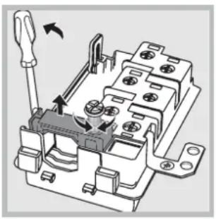 HOTPOINT-ARISTON FT 820.1 IX HA - Fitting the power supply cable - 2