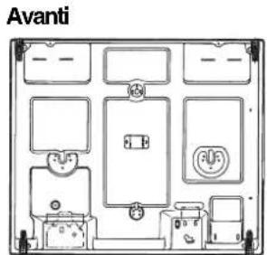 HOTPOINT-ARISTON PH 640MST (OG)HA - Schema di fissaggio dei ganci - 4