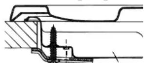 HOTPOINT-ARISTON PH 640MS (WH)HA - Hook fastening diagram - 1