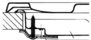 HOTPOINT-ARISTON PH 640MS (WH)HA - Esquema de fijación de los ganchos - 1