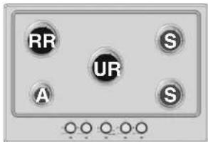 HOTPOINT-ARISTON PZ 750 R K (IX) HA - Características de los quemadores e inyectores - 1