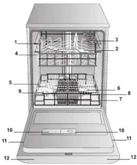 HOTPOINT-ARISTON LFS 215 A BKHA - Geschirrspulers - 1
