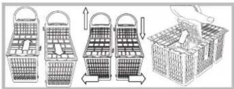 HOTPOINT-ARISTON LFS 215 A BKHA - Panier a couverts - 1