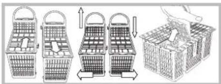 HOTPOINT-ARISTON LFT 114 - Cutlery basket - 1
