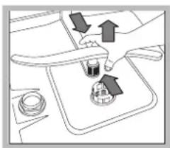 HOTPOINT-ARISTON LFT 114 - Limpiar los rociadores - 2