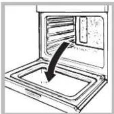 HOTPOINT-ARISTON OS 89D IX HA - Cleaning the oven door - 1