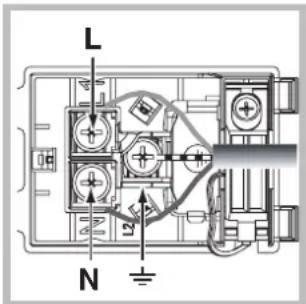 HOTPOINT-ARISTON OS 89D IX HA - Montaje del cable de alimentación eléctrica - 2