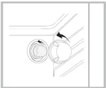 HOTPOINT-ARISTON FD 61.1 (ICE)HA - Remplacement de l'ampoule d'éclairage - 1