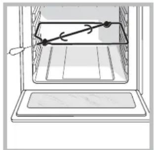HOTPOINT-ARISTON FD 61.1 (ICE)HA - Espeto rotatorio (somente em algunos modelos) - 1