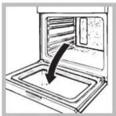 HOTPOINT-ARISTON FK 61 (AN)HA - Cleaning the oven door - 1