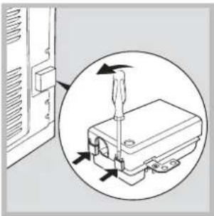 HOTPOINT-ARISTON FT 850.1 (PA) HA - Montage du câble d'alimentation - 1