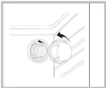 HOTPOINT-ARISTON FT 850.1 (RB) HA - Remplacement de l'ampoule d'éclairage - 1