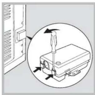 HOTPOINT-ARISTON FZ 103 GP.1 IX HA - Montaje del cable de alimentacion electrica - 1