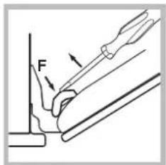 HOTPOINT-ARISTON FQ 83.1 (ICE) HA - Cleaning the oven door - 3