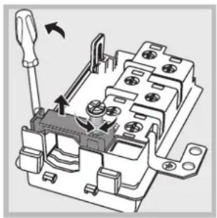 HOTPOINT-ARISTON FQ 83.1 (ICE) HA - Montagem do cabo de fornecimento - 2