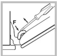 HOTPOINT-ARISTON FQ 83.1 (ICE) HA - Nettoyage de la porte - 3