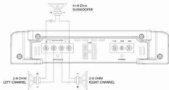 Ground Zero GZTA 2155X - Stereo aansluitingen - GZTA 2155X - 4