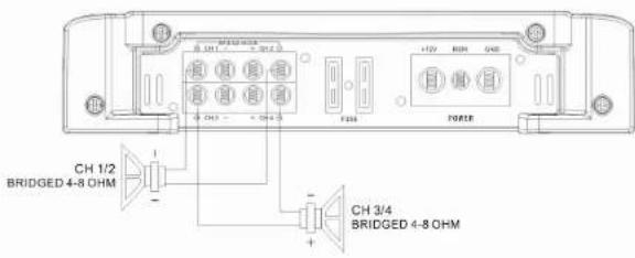 Ground Zero GZTA 2155X - Lautsprecher Anschluss für Trimode Betrieb – Bemerkungen - 15